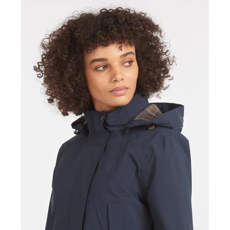 Barbour Waterproof Women's Clyde Jacket in Navy-3